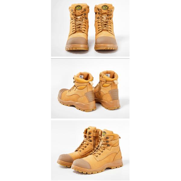 EN ISO 20345:2011 Compliant Safety Boots with Steel Midsole and PU+TPU Sole for Ultimate Protection