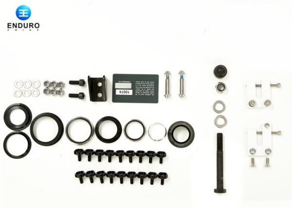 White Enduro Bike Frame Full Suspension Frame 135-155mm Drop Out