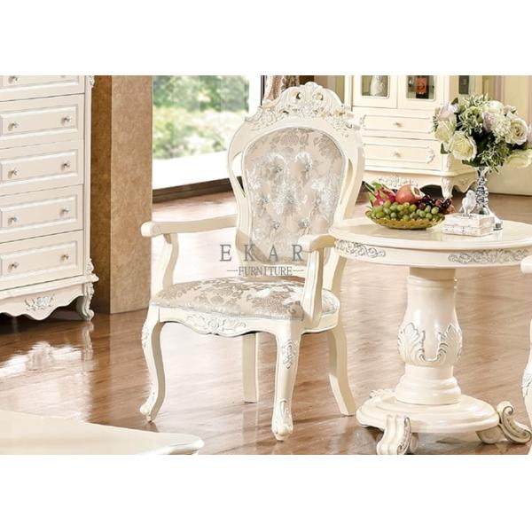 wooden antique carved luxury dining armchair