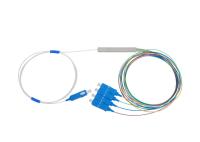 cor da onda 1650nm da manutenção programada 1650dB do divisor do PLC da fibra ótica de 0.15db 1×4 multi