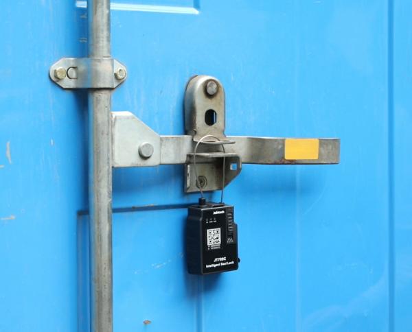 o telecontrole 4G destrava o fechamento eletrônico esperto de GPS do selo da grande bateria