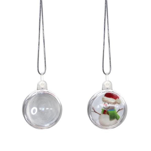 Personalized Blank Sublimation Christmas Ornaments 4.2cm Sublimation Christmas Ball Ornaments