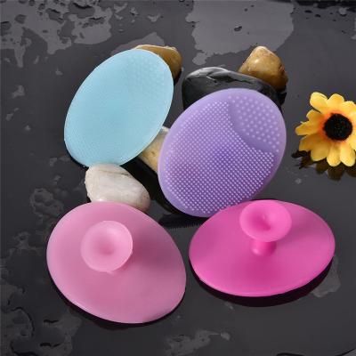escova de limpeza do silicone 7.4g facial reusável colorido
