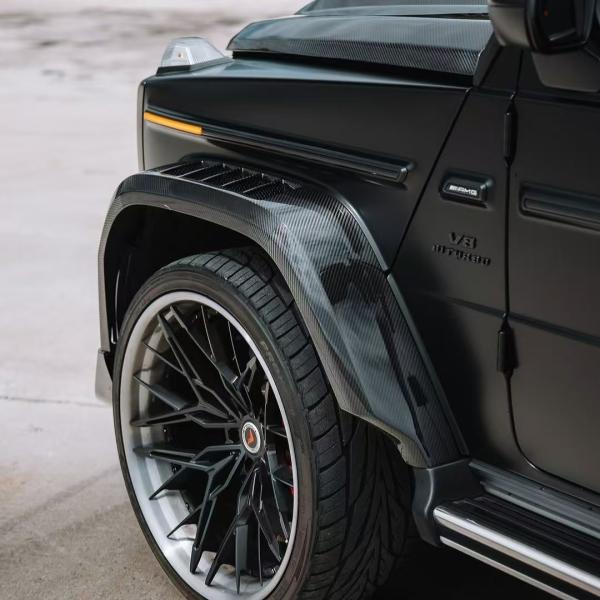 G500 G63 Mercedes Sprinter Body Kit VOS Style Diy Front Lip Spoiler Wheel Arch