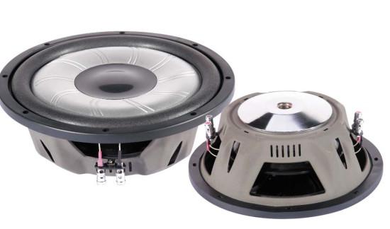 12 Inch Competition Car Speakers , Competition Car Audio Speakers Silver Color