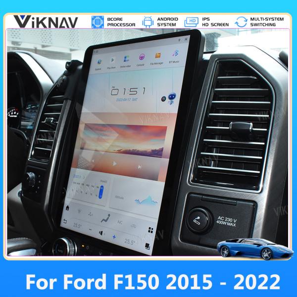Viknav Car Radio For Ford F150 (2015-2022) 14.5 inch Upgrade Android Auto Audio MultimediaPlayer GPS Touch Screen