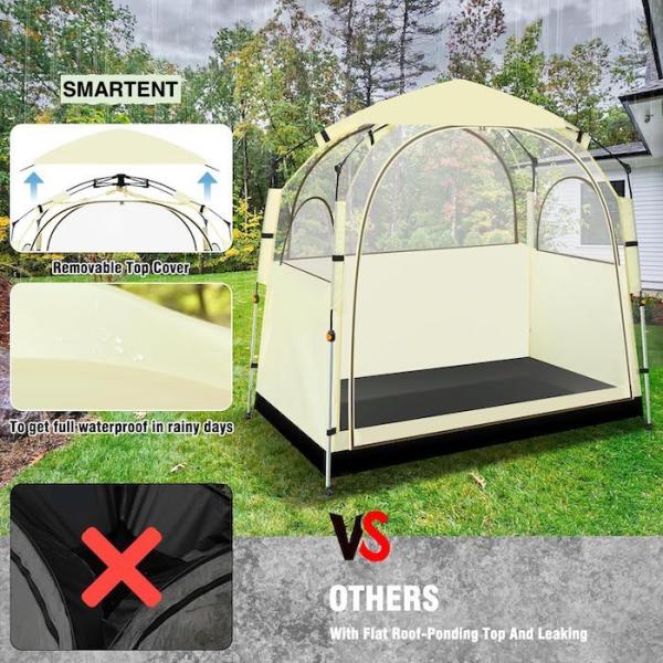 40*69*65Inch UV Protected Pop Up Sports Tents with Mesh Windows Easy Set Up Carrying Bag and Stakes Included