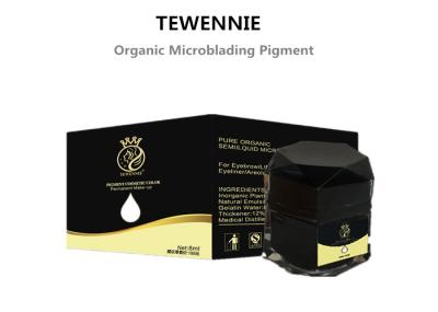 12 Color Options Organic Microblading Pigment , 5ml Permanent Eyebrow Pigment Ink