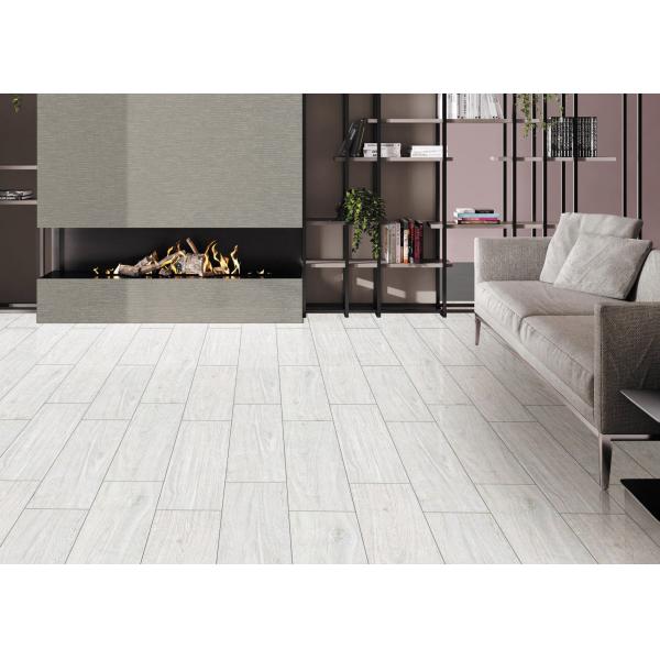 Babylon Grey Timber Ceramic Floor Tiles Wood Grain Texture For Bedroom