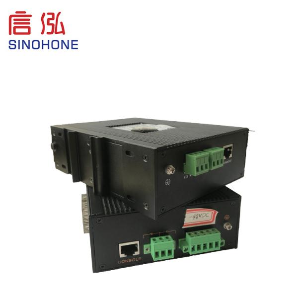 Black 2 SFP Fiber Switch , Gigabit Rj45 Gigabit POE Switch Low Power Consumption