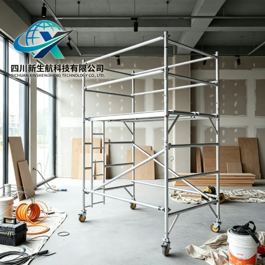 Open Frame Scaffolding Tower Customized With Platform / Ladder Access