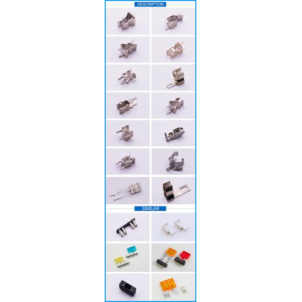 Держатель контакта предохранительного патрона PCB Bussmann Keystone 5x20mm с толщиной 0.5mm