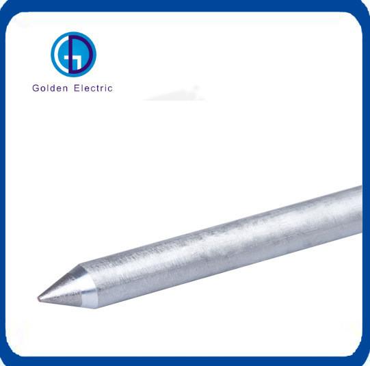 Padrão ISO Soldado Q235 Core de Aço Galvanizado Rod de Terra para Aplicações Industriais