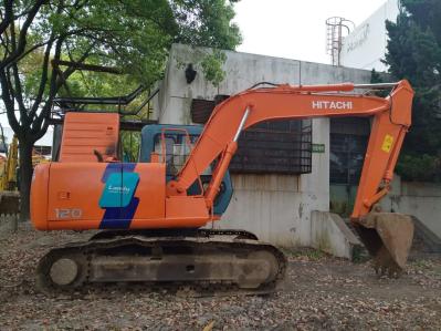 Equipamento pesado de 12 toneladas usado EX120-3 de Hitachi com motor e a bomba originais