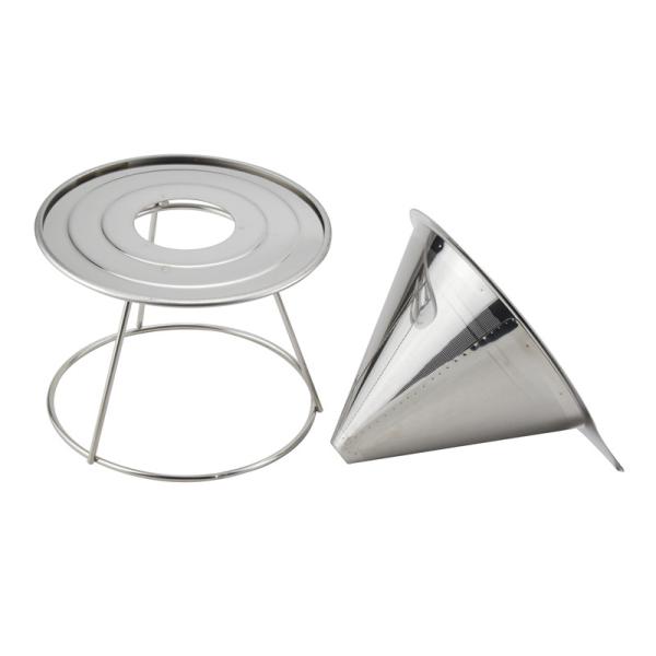 Integrated V60 Reusable Pour Over Coffee Driapper With Cup Stand , Free Sample