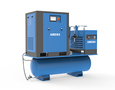 7.5hp-50hp AGSD-C  Tank Mounted Air Compressor 220V-460V/50-60hz