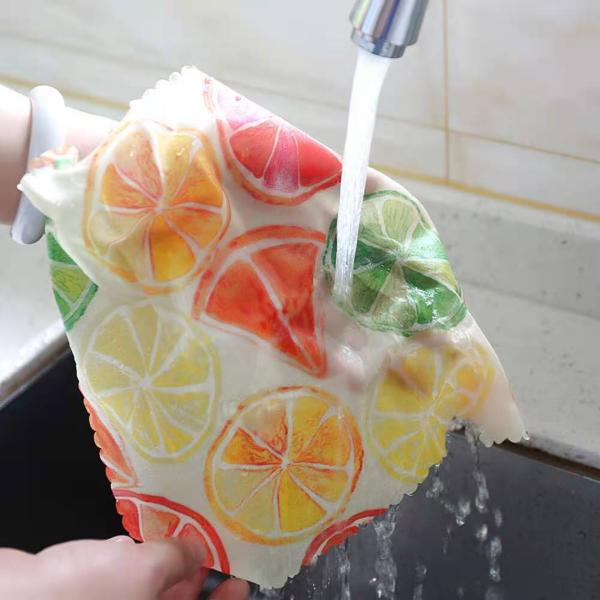Envoltório orgânico do alimento da cera de abelha de Eco do quadrado anti-bacteriano do OEM