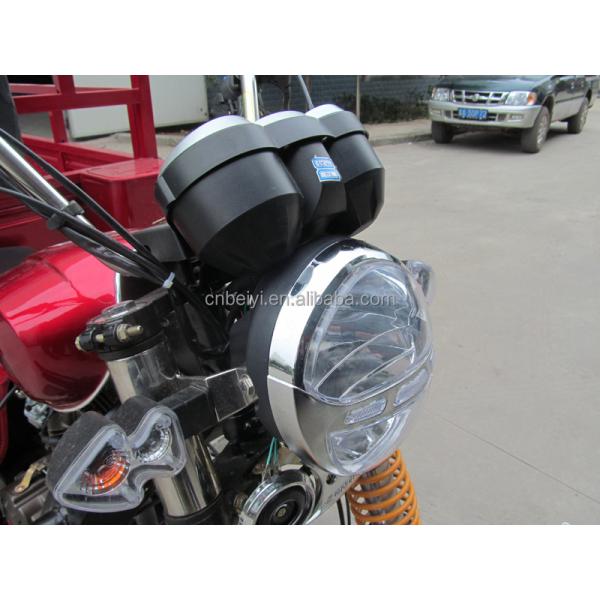 Красный трехколесный велосипед 200cc трехколесный мотоцикл Мототакси с грузоподъемностью 1000кг