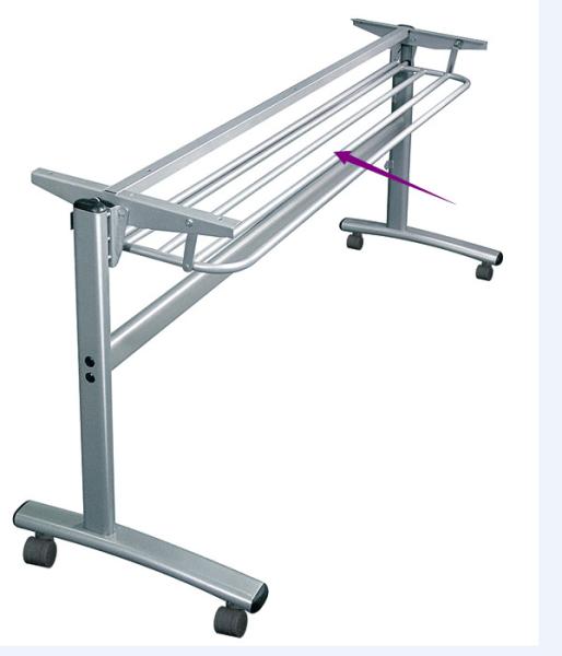 Metal Aluminum Coffee Office Training Tables Environmental Friendly Materials