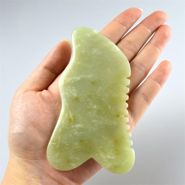 9.2*4.6cm Gua Sha Facial Tool Natural Xiuyan Jade Stone board for SPA Acupuncture Treatment OEM/ODM Acceptable