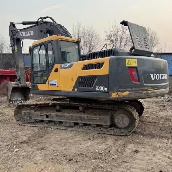66kW Hydraulic Used Excavator Digger VOLVO 200D Construction Equipment