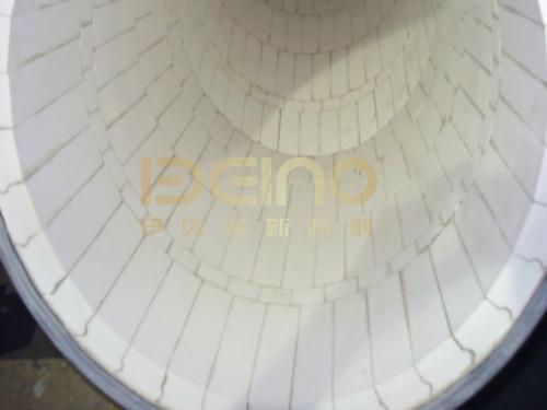 Abrasion Resistant Ceramic Sleeve Lined Pipe Elbows Lithium Battery Wear-Resistant Ceramic Tubes