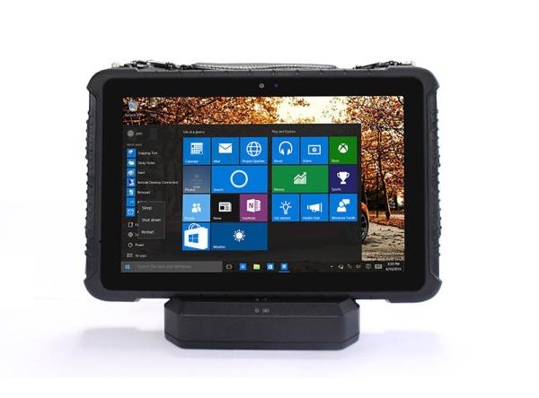 Multipurpose Fanless Industrial Panel PC , IP65 10 Inch Rugged Tablet PC