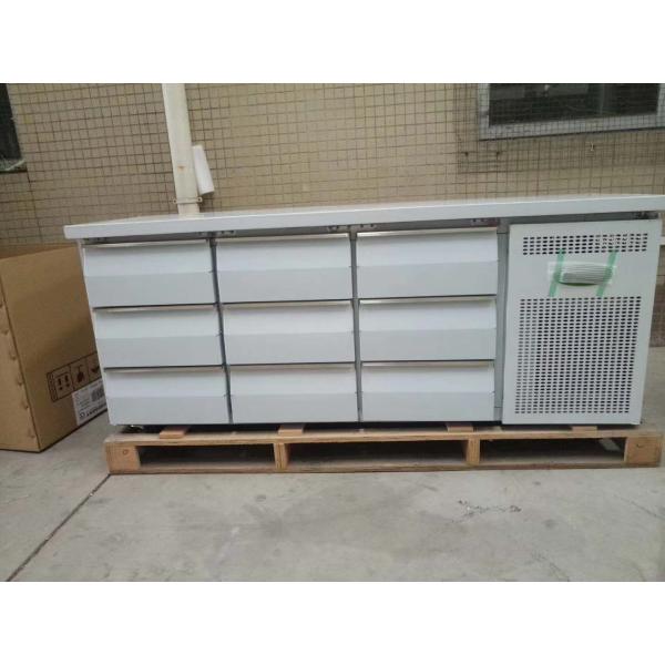 R134A R290A Commercial Chest Freezer Stainless Steel 1800x800x800mm
