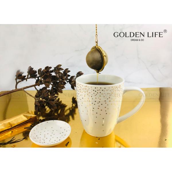 350CC New Bone China Mug Ceramic Tea Cup  Ceramic Gift Set