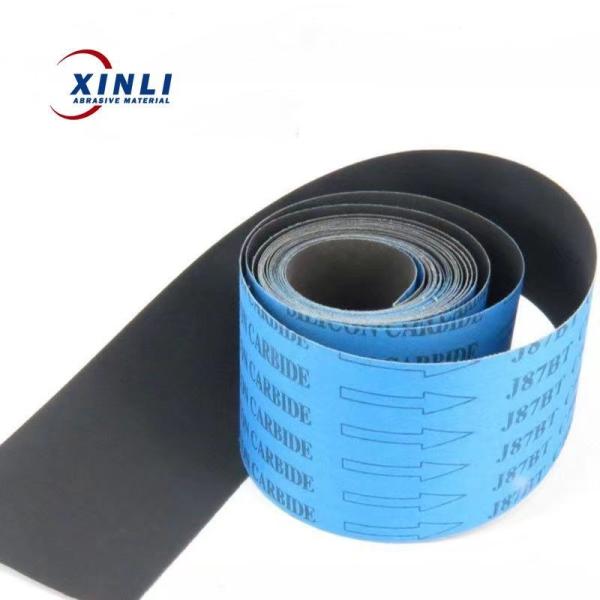 Customized Aluminum Oxide Sanding 120 Grit Sand Paper Roll For Metal Wood Polishing