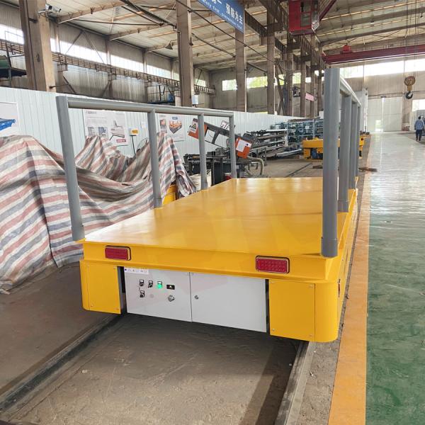 Industrial Steel Pipe Remote Control 10 Tons Material Rail Transport Cart