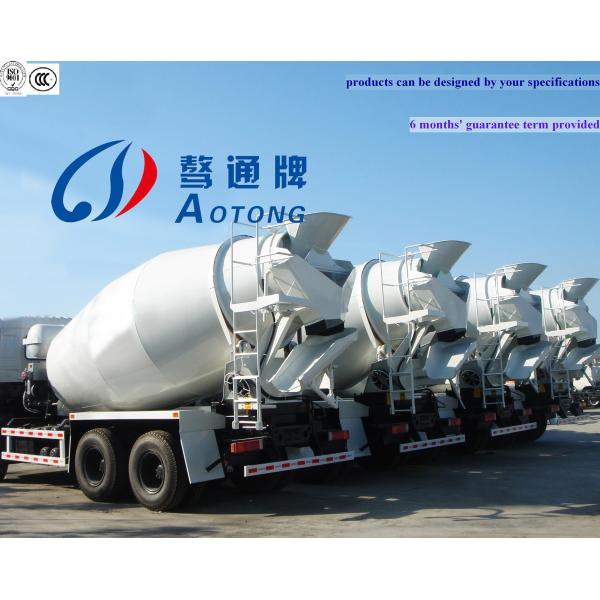 Heavy Duty Self Loading Concrete Mixer Truck 4-15 Cubic Capacity