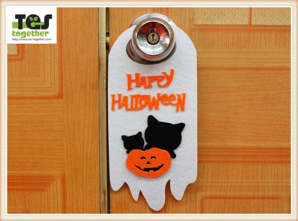 New Halloween decoration door hanging creative pumpkin witch white ghost door hanging Halloween bar ktv window pendant