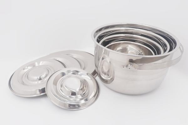 24cm ISO quality non-stick sauce pot grade stainless steel cookware set