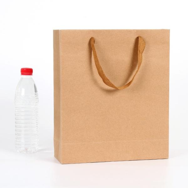 Antiwear Moistureproof Kraft Paper Gift Bags With Handles Multipurpose