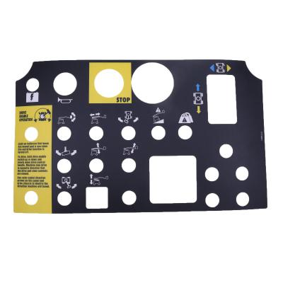 Platform Control Panel Decal 72081 72081GT For Genie Z-34 / 22 Z-34 / 22N Z-30 / 20N