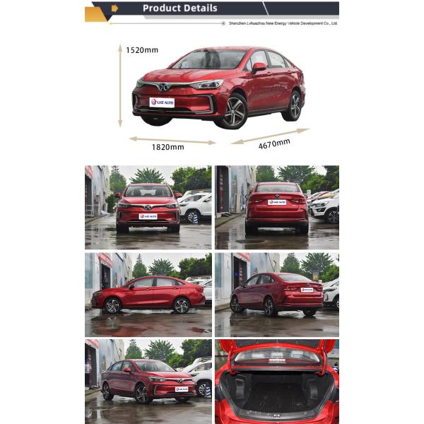 Automóvil eléctrico 100% de 5 puertas y 5 asientos, ideal para los mercados europeo y estadounidense