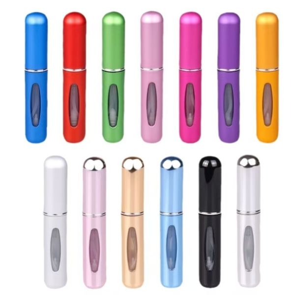 5ml Portable Bottom-Refill Perfume Atomizer – Leak-Proof Aluminum Travel Spray Bottle for Fragrance