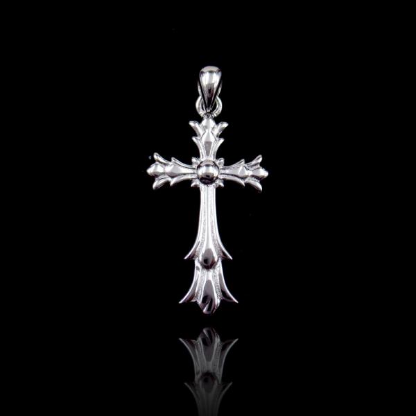Христианские простые серебряные перекрестные серебряные привесные ювелирные изделия шкентель/925 для поклонения