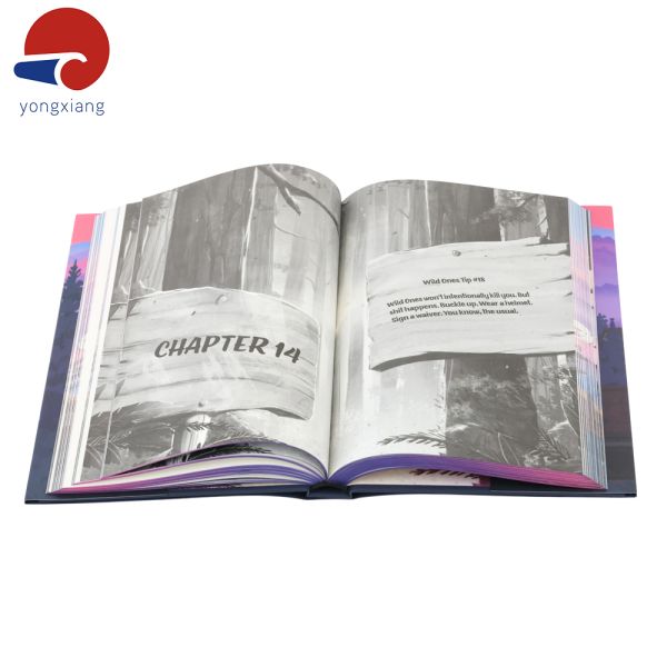 Portfolio Memoirs Fiction Book Printing Hard Cover Sprayed Edge Novel Book Printing
