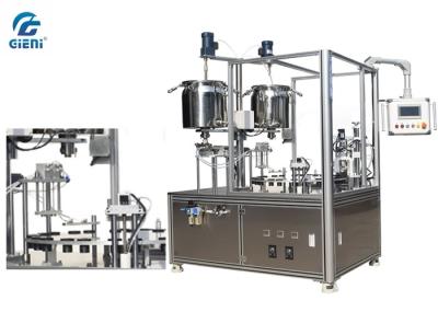 Equipamento de enchimento manualmente de alimentação do cosmético do recipiente com capsulador