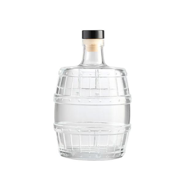 Clear Glass Large Round Bottles 500ml 1000ml 1500ml for Wine Whiskey Vodka Industrial