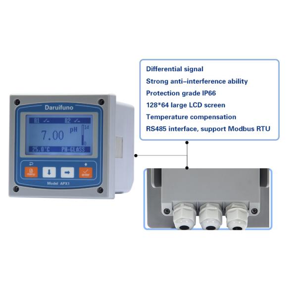 -10 | 150℃ 2 SPST передает онлайн анализатор ПЭ-АШ ORP для проверки качества воды