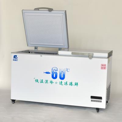 178L-1580L Large Capacity Deep Horizontal Seafood Ultra low Chest Horizontal Freezers