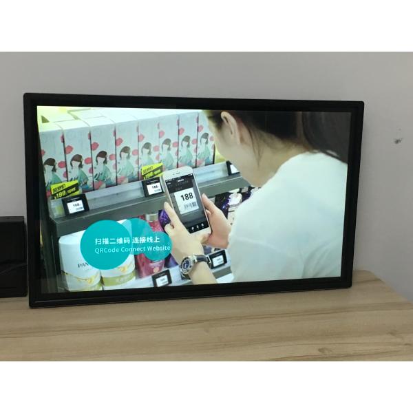 Крытой установленная стеной реклама экрана касания показывает защитное прозрачное стекло 4 до 6ММ