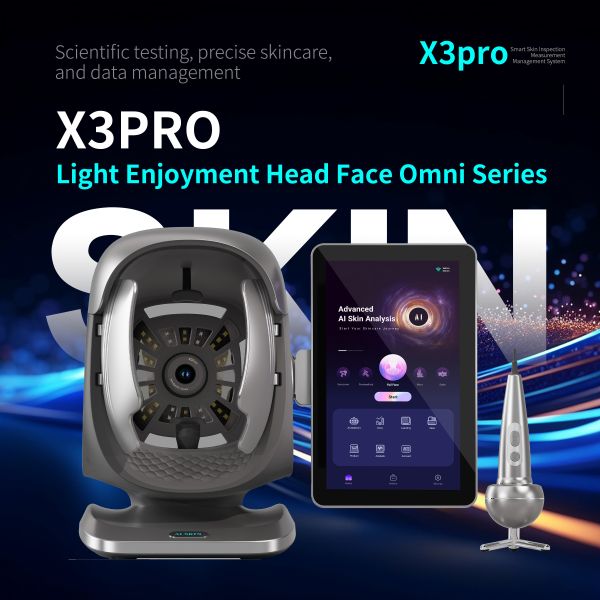 X3 Pro AI 3D Facial Analyzer Detect Acne Aging Generate Smart Report Cloud Storage Salon Beauty Machine CE Certified Wholesale