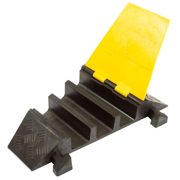 Heavy Duty Floor Cord Protectors Rubber Cable Protectors Retardant Material