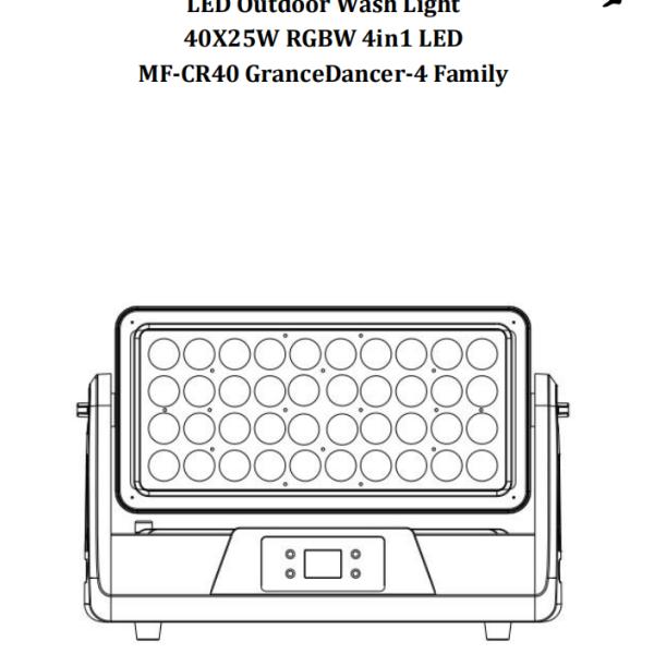Светодиодный наружный осветитель 40X25W RGBW 4in1 светодиодный подвижный светодиодный свет для освещения клуба DJ