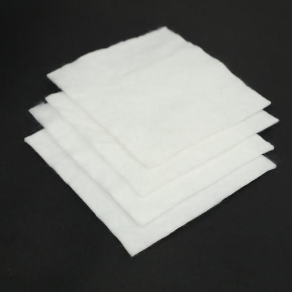 White Filtration Dam Liner Geotextile Blanket Long Fiber 1m - 6m Width
