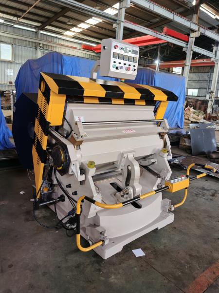 ML - 1100JR Creasing Die Cutting Machine With Heating Function 1100 X 800mm 12kw